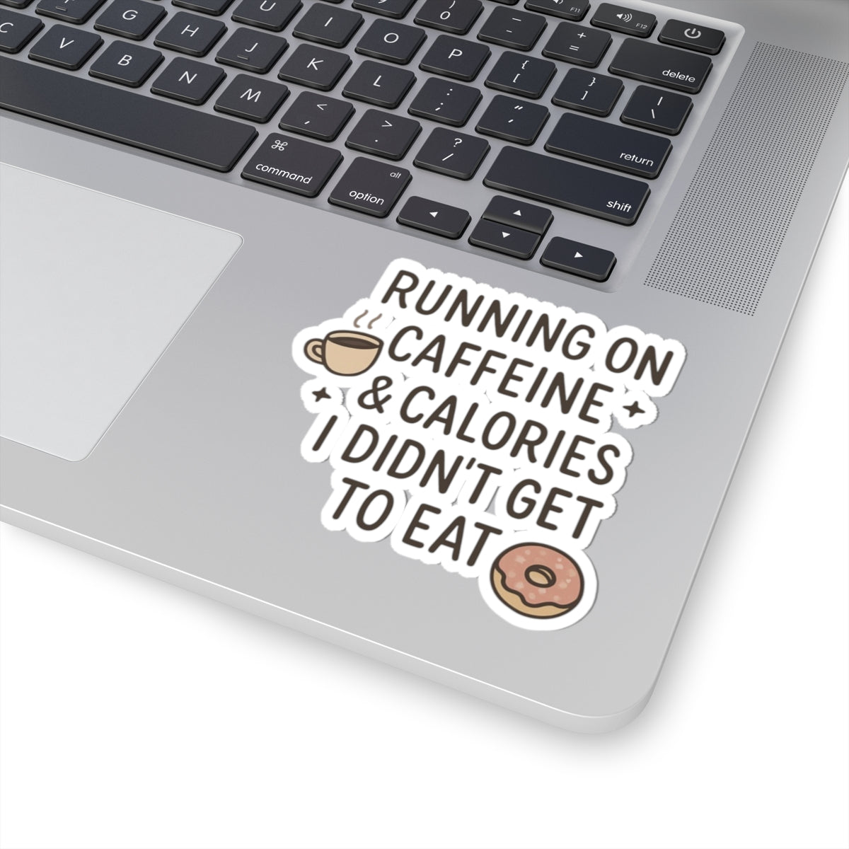 Running on Caffeine — Funny Mom Vinyl Sticker