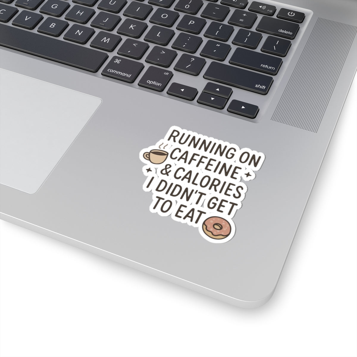Running on Caffeine — Funny Mom Vinyl Sticker
